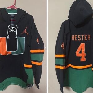 Devin Hester Miami Hurricanes Hoodie XL